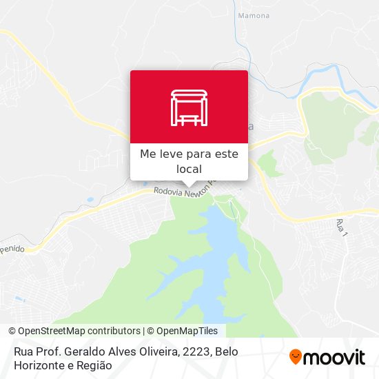 Rua Prof. Geraldo Alves Oliveira, 2223 mapa