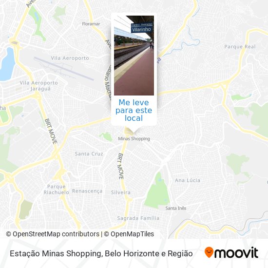 Estação Minas Shopping mapa