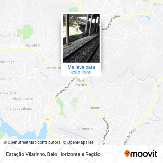 Estação Vilarinho mapa