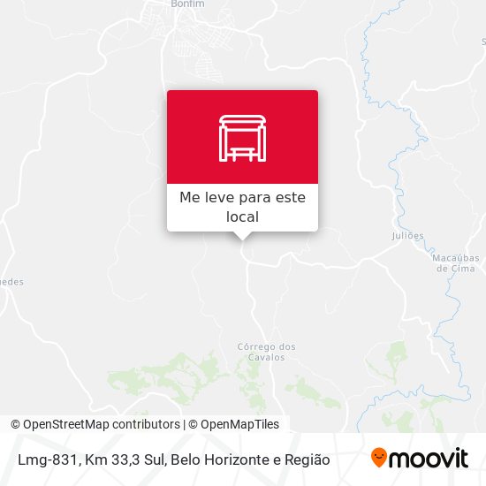 Lmg-831, Km 33,3 Sul mapa