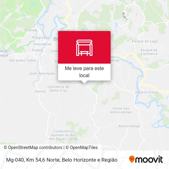 Mg-040, Km 54,6 Norte mapa