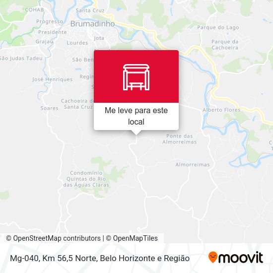 Mg-040, Km 56,5 Norte mapa