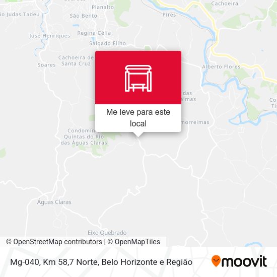 Mg-040, Km 58,7 Norte mapa