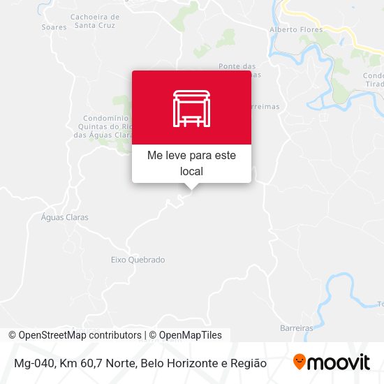 Mg-040, Km 60,7 Norte mapa