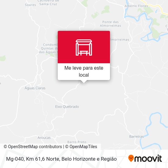 Mg-040, Km 61,6 Norte mapa