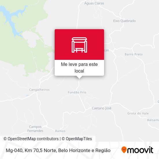 Mg-040, Km 70,5 Norte mapa