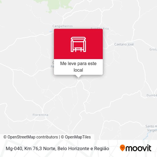Mg-040, Km 76,3 Norte mapa