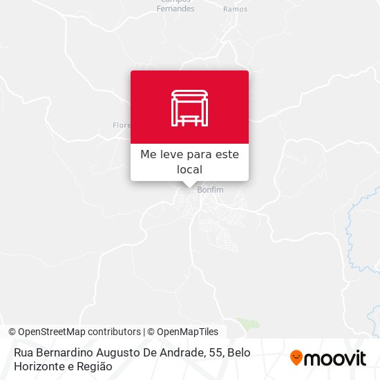 Rua Bernardino Augusto De Andrade, 55 mapa