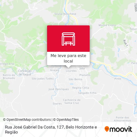 Rua José Gabriel Da Costa, 127 mapa