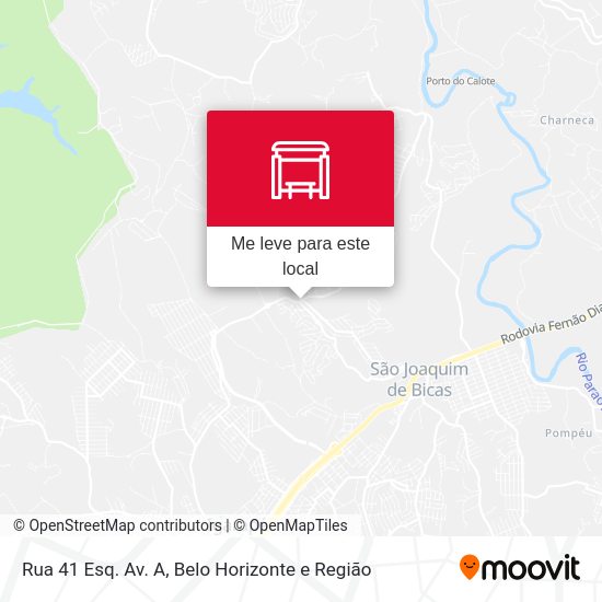 Rua 41 Esq. Av. A mapa