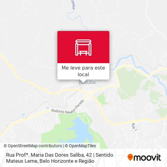 Rua Profª. Maria Das Dores Saliba, 42 | Sentido Mateus Leme mapa