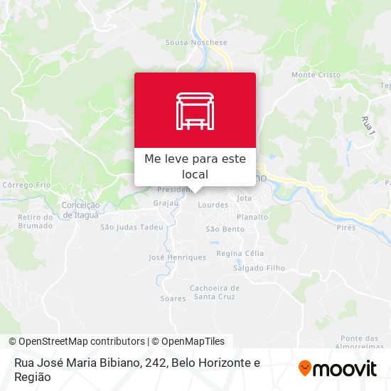 Rua José Maria Bibiano, 242 mapa