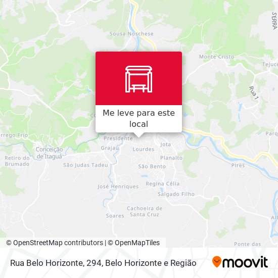 Rua Belo Horizonte, 294 mapa