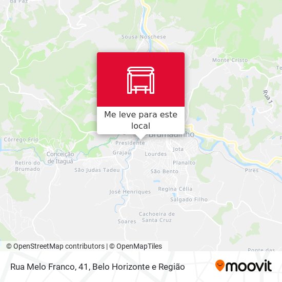 Rua Melo Franco, 41 mapa