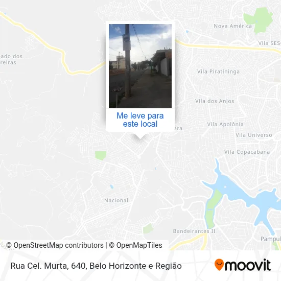 Rua Cel. Murta, 640 mapa