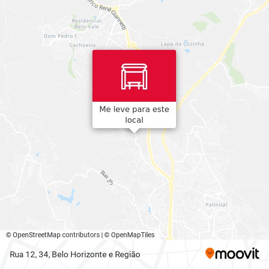 Rua 12, 34 mapa