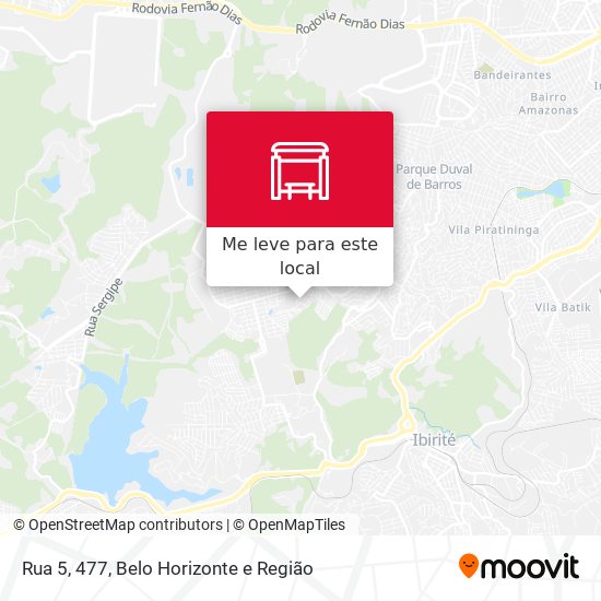Rua 5, 477 mapa