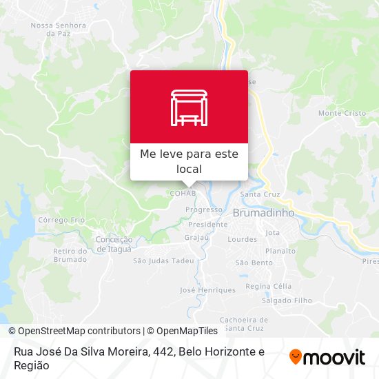 Rua José Da Silva Moreira, 442 mapa
