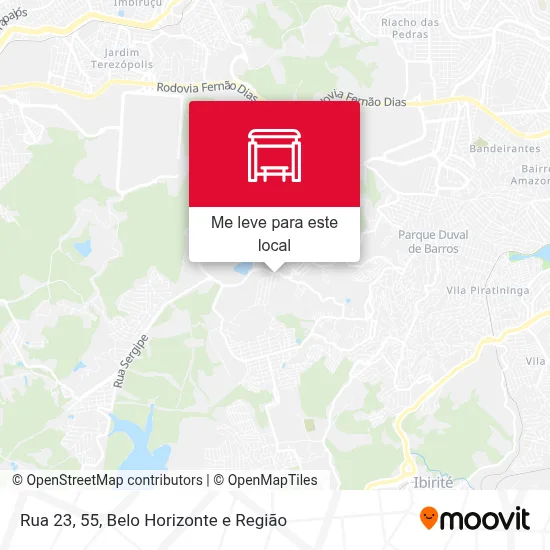 Rua 23, 55 mapa