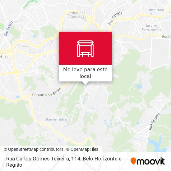 Rua Carlos Gomes Teixeira, 114 mapa