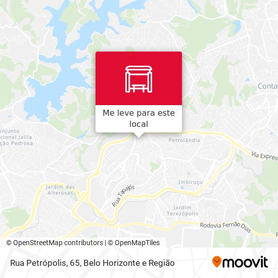 Rua Petrópolis, 65 mapa