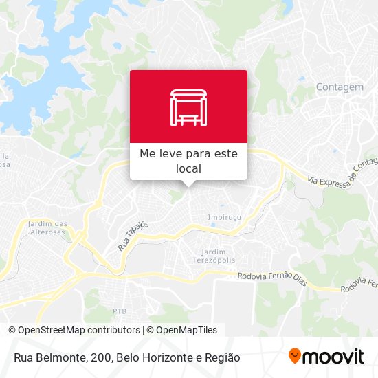 Rua Belmonte, 200 mapa