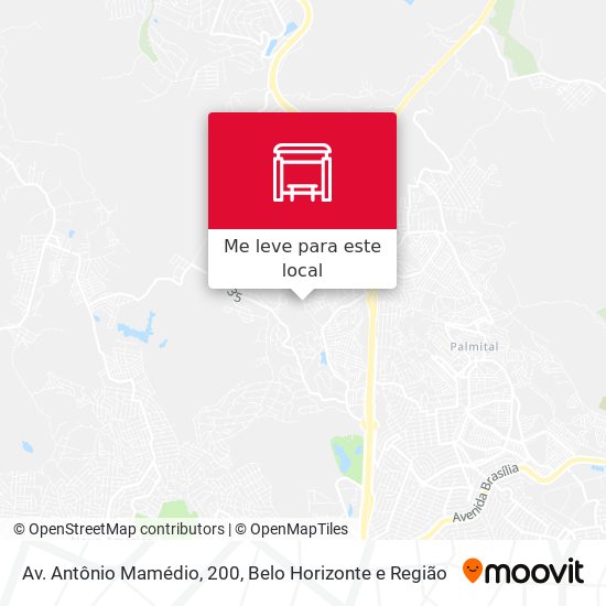 Av. Antônio Mamédio, 200 mapa