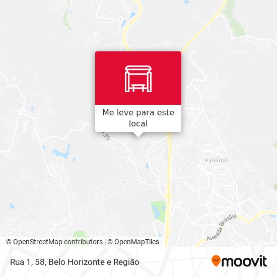 Rua 1, 58 mapa