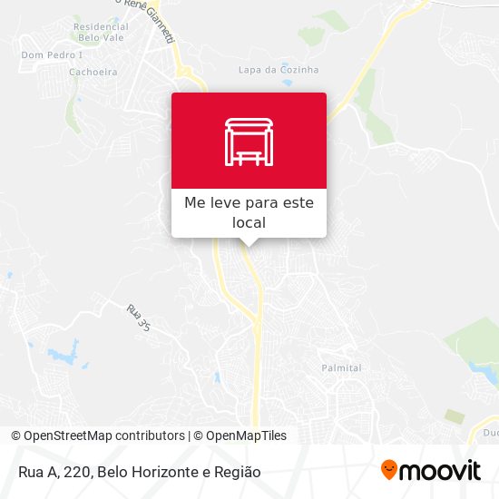 Rua A, 220 mapa