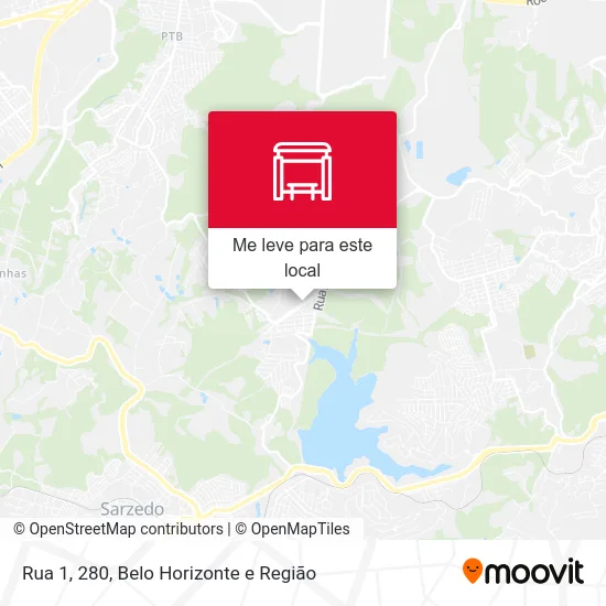 Rua 1, 280 mapa