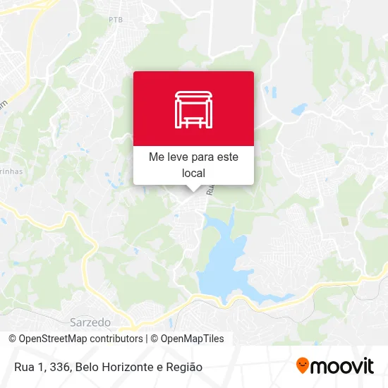 Rua 1, 336 mapa