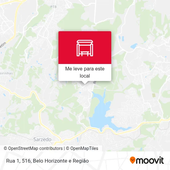 Rua 1, 516 mapa