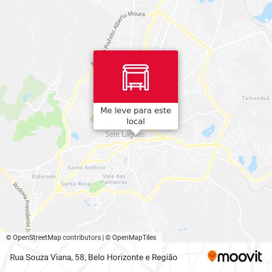 Rua Souza Viana, 58 mapa