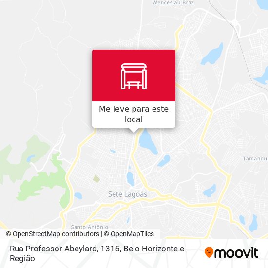 Rua Professor Abeylard, 1315 mapa