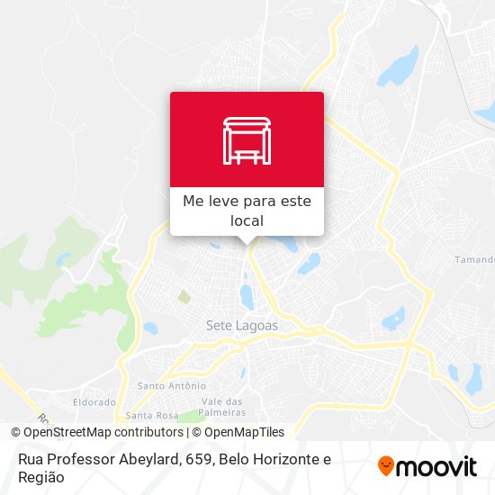 Rua Professor Abeylard, 659 mapa