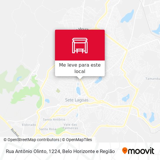 Rua Antônio Olinto, 1224 mapa