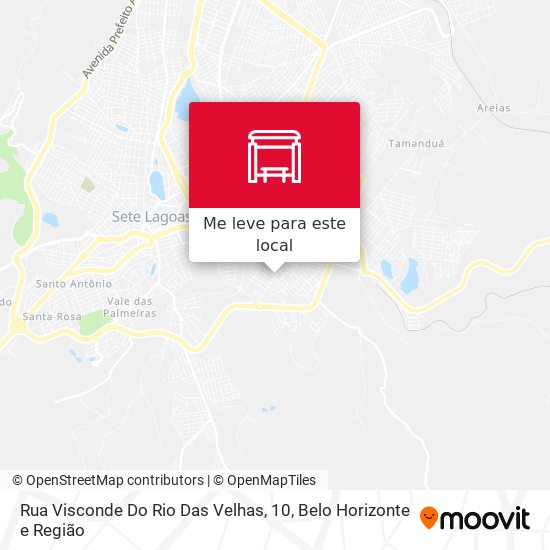 Rua Visconde Do Rio Das Velhas, 10 mapa