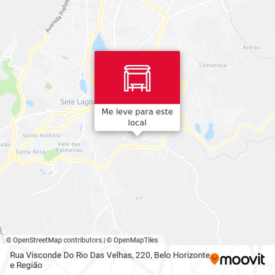 Rua Visconde Do Rio Das Velhas, 220 mapa