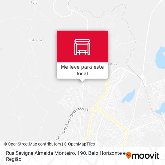 Rua Sevigne Almeida Monteiro, 190 mapa