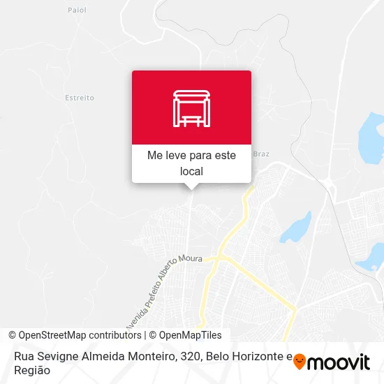 Rua Sevigne Almeida Monteiro, 320 mapa