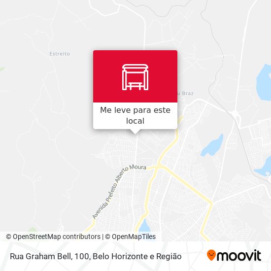 Rua Graham Bell, 100 mapa