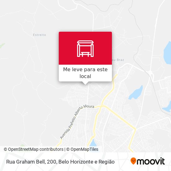 Rua Graham Bell, 200 mapa