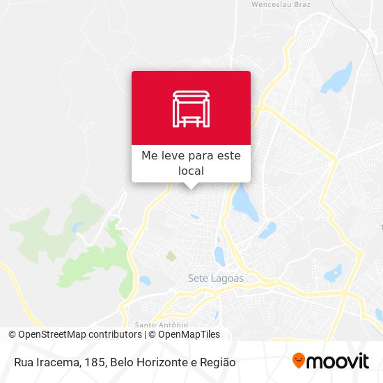 Rua Iracema, 185 mapa