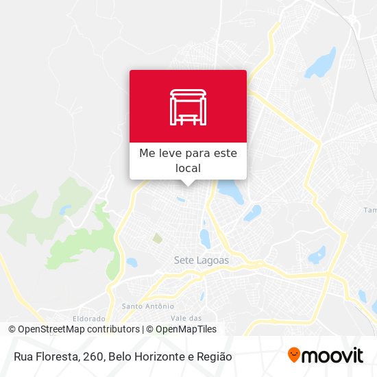 Rua Floresta, 260 mapa