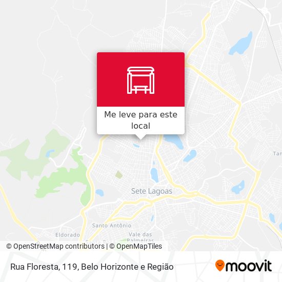 Rua Floresta, 119 mapa