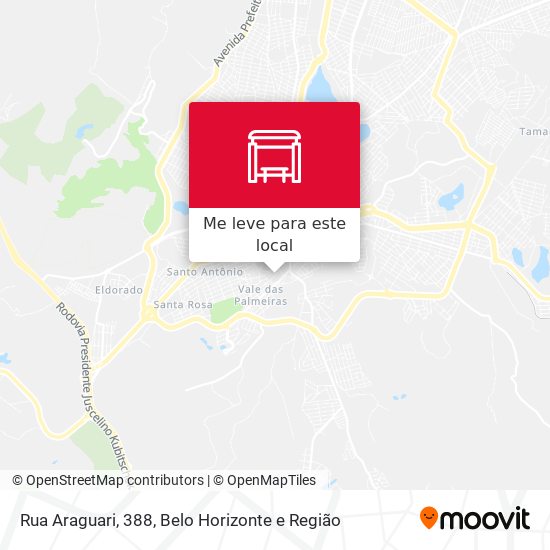 Rua Araguari, 388 mapa