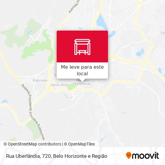 Rua Uberlândia, 720 mapa