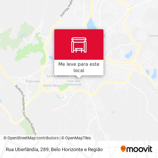 Rua Uberlândia, 289 mapa