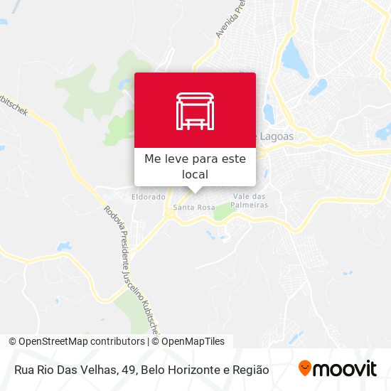 Rua Rio Das Velhas, 49 mapa