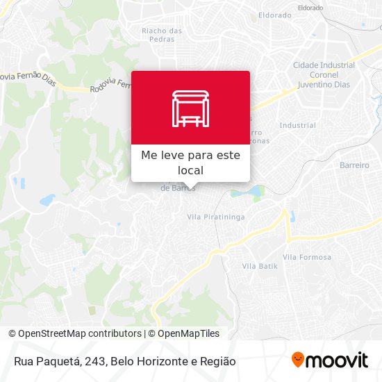 Rua Paquetá, 243 mapa